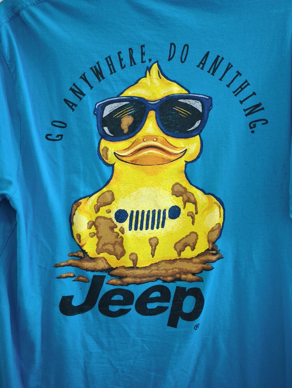 Jeep Yellow Duck Graphic Tee - Blue